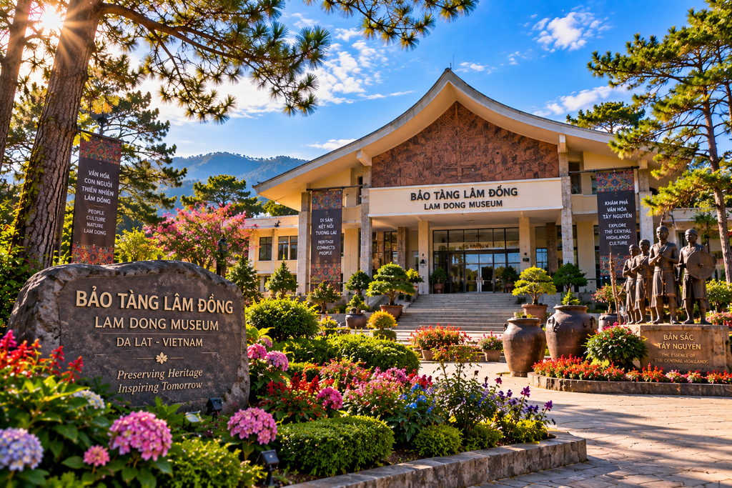 Lam Dong Museum cultural heritage Da Lat Vietnam
