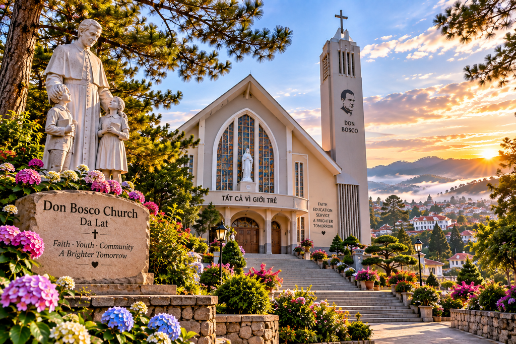 Don Bosco Church in Da Lat Vietnam