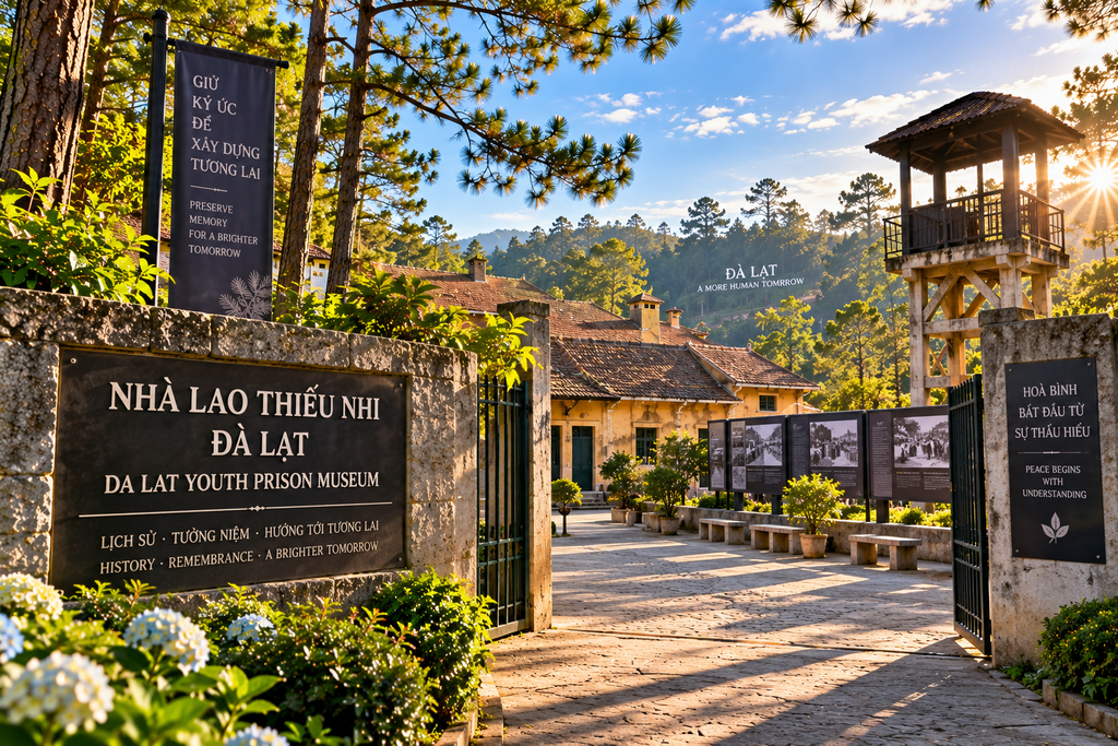 Da Lat Youth Prison Museum historic site in Da Lat Vietnam